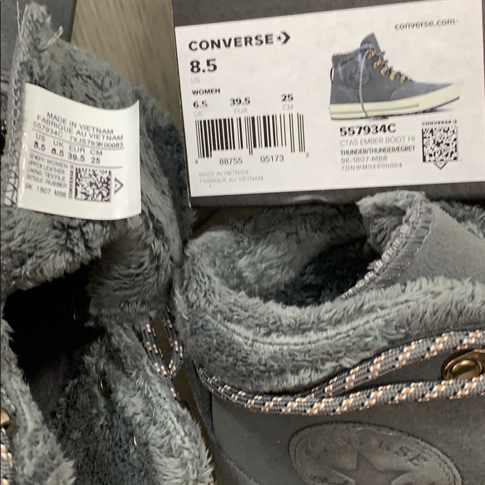 /CONVERSE CTAS Ember Boot Hi thunder/thunder/egret WMNS sneakers - Picture 4 of 8